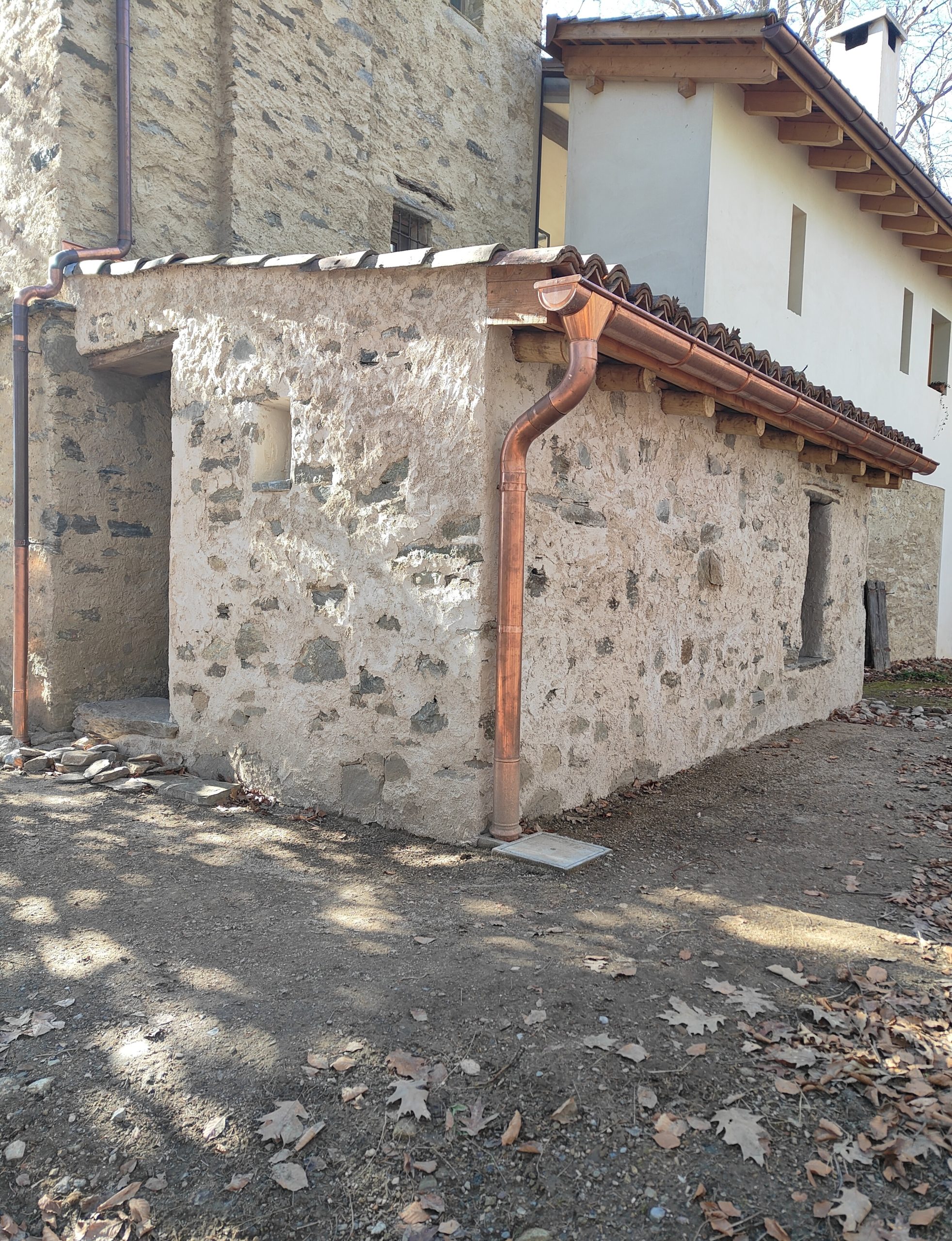 Muro a secco in pietra naturale — DC CUDA, Ticino